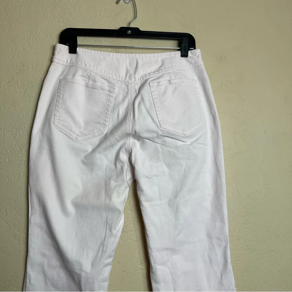 Chico's  Denim Slim Boot Cut Jeans‎ Women's Size 1.5 Pink Mid Rise 5-Pocket